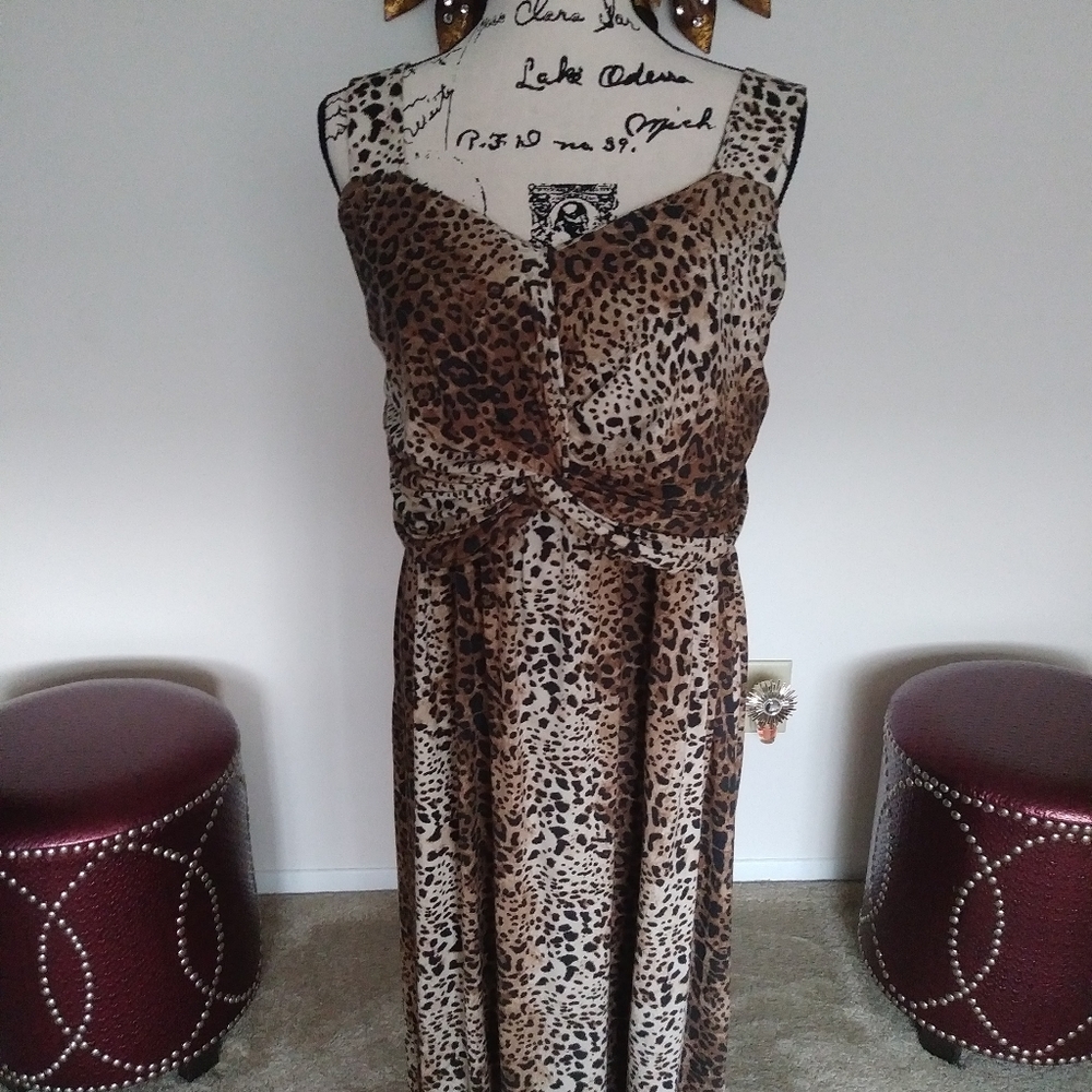 Leopard Print Dress